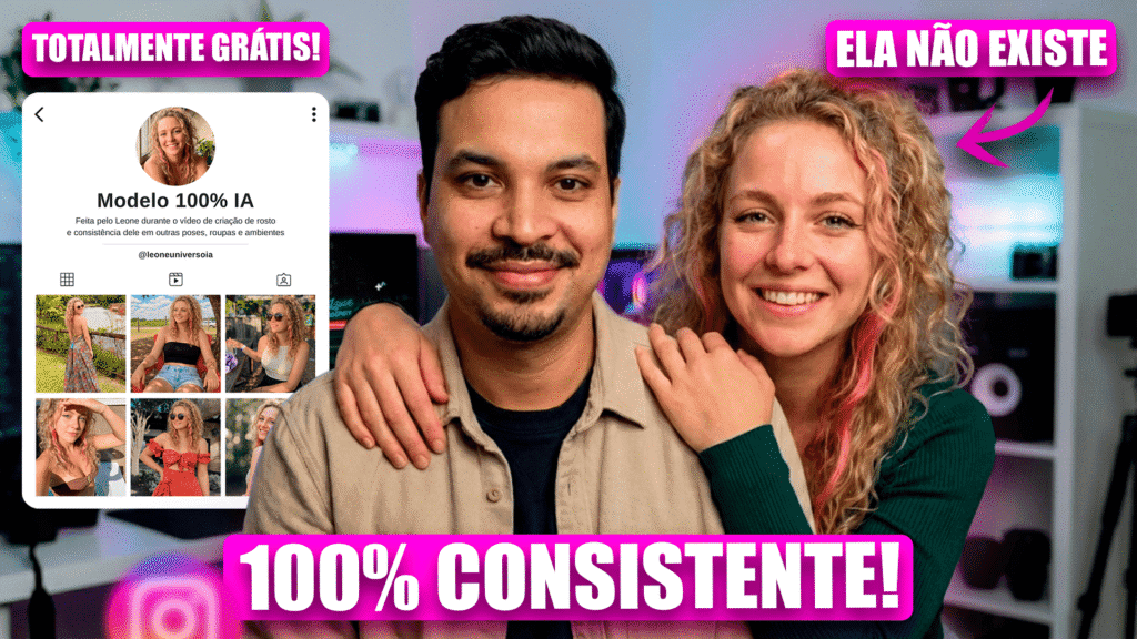 O Segredo Para Manter o MESMO ROSTO em Fotos de IA (Troque Poses, Roupas e Ambiente)³