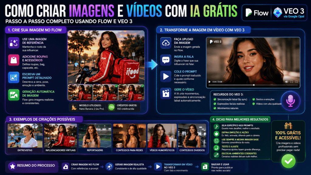 Como Criar Imagens e Vídeos com IA Grátis
